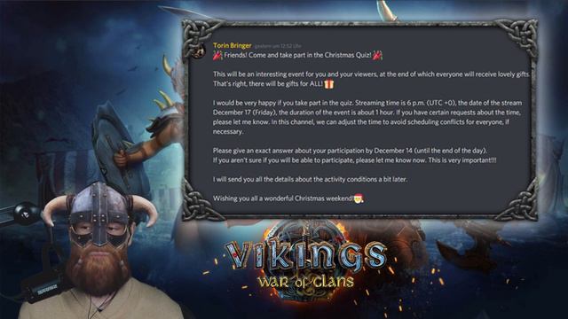 Vikings War of Clans - Give-Away Stream Announcement with 500 Subscriber Challenge! (Give-Away over смотреть онлайн