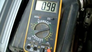 Лямбда зонд(датчик кислорода)Ланос. Замер до промывки