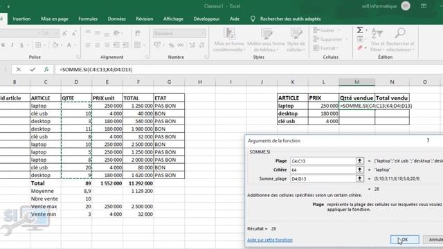 Excel 2019: Top 10 des formules à connaître dans excel смотреть онлайн