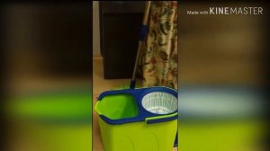 Как работает швабра с центрифугой AQUAMATIC TURBO.