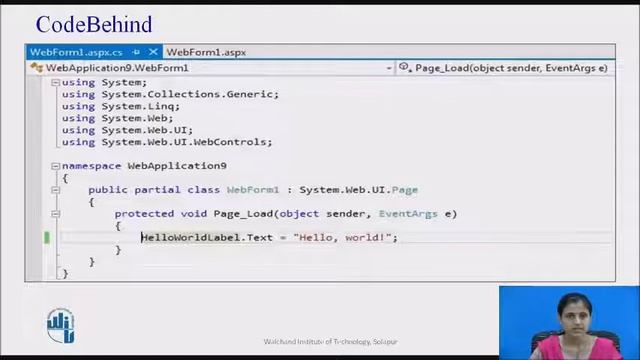 ASP.NET Event Handling смотреть онлайн