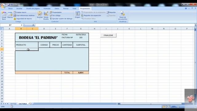 CREAR UNA FACTURA SIMPLE CON EXCEL смотреть онлайн