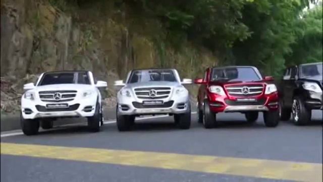 Купить детский электромобиль MERSEDES BENZ GLK300 на pushishki.ru смотреть онлайн
