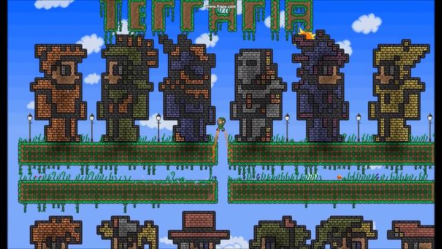 Terraria Characters - Pixel Art (Including Totalbiscuit and Jesse Cox) смотреть онлайн