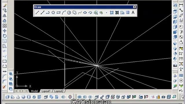 AutoCad draw Tutorial part01 смотреть онлайн