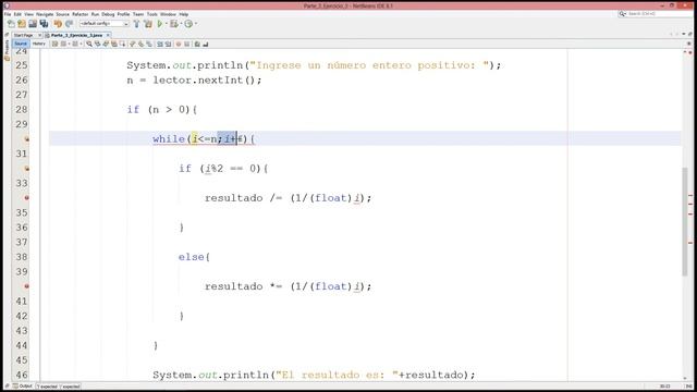 #3 [Java] – Resolver la serie 1 / (1/2) * (1/3) / … (*/) (1/n) (Ciclo While) смотреть онлайн