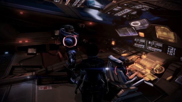 Mass Effect 3 - Joker and Garrus joking around. смотреть онлайн