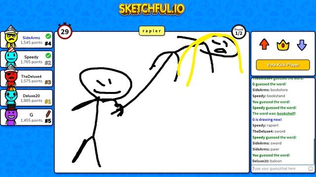 This is totally fine | Sketchful.io Pictionary Online смотреть онлайн