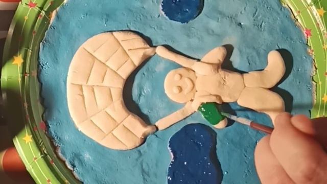 Поделка из солёного теста "Парашютист" часть 2 смотреть онлайн