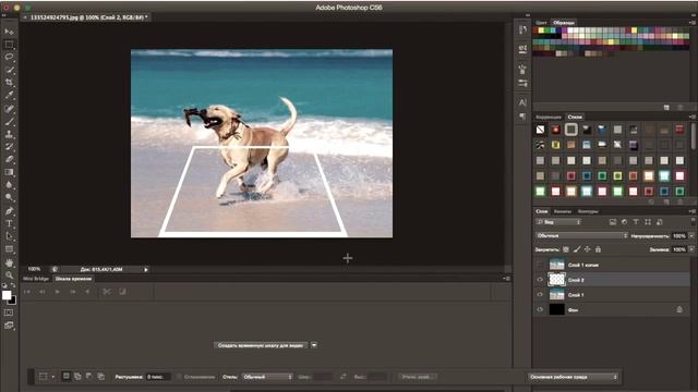 ? 3D Картина в фотошопе! Легко и быстро + Очень легко. смотреть онлайн