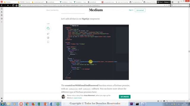 FireBase Vue: Agregar FireBase Registrar Usuario смотреть онлайн