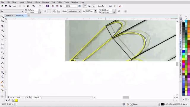 Tutorial: Logo - Color Of Life - CorelDraw X7 - Using Bezier Tool. смотреть онлайн