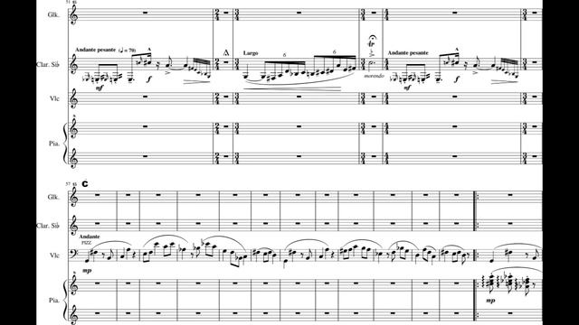 Cerdan Emmanuel - Le Chemin de l'Enfance for Mixed Chamber Ensemble (2018) [Score-Video] смотреть онлайн