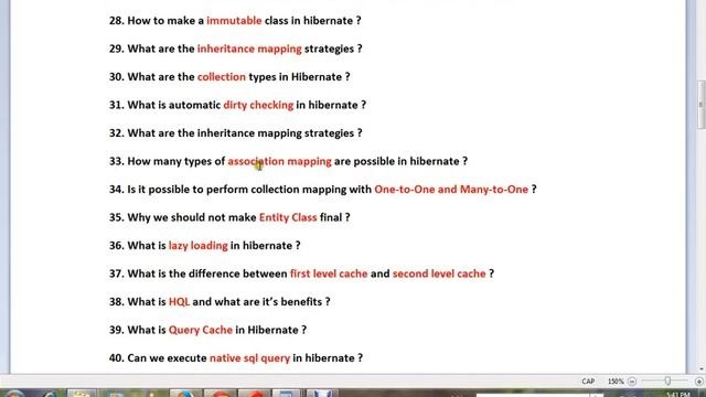 TOP 60 HIBERNATE INTERVIEW QUESTIONS смотреть онлайн