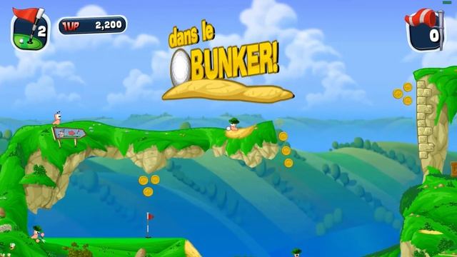 Worms Crazy Golf - Gameplay FR смотреть онлайн