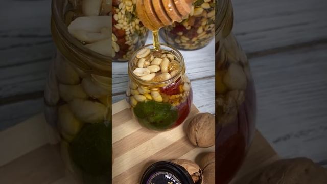 Орехи сухофрукты мёд! Самый оригинальный подарок. смотреть онлайн