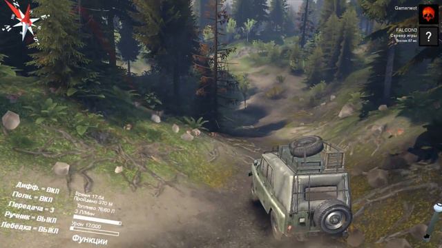 SpinTires - Советские трансформеры - №3 ч.2 - Карта: Вулкан смотреть онлайн