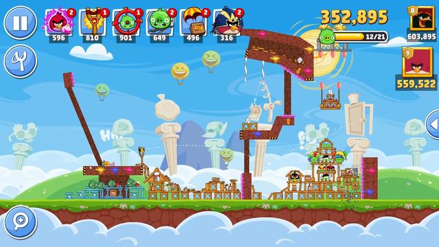 Angry Birds Friends Level 5 Tournament 1218 three stars NO POWER-UP walkthrough 2023-03-30 смотреть онлайн
