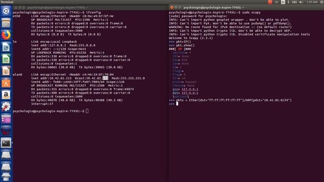 Scan Wifi and get all IP and MAC of computers - Hack - Basic смотреть онлайн