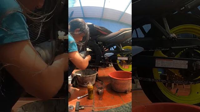 Limpiar tapa piñon ataque .. GS 500 SUZUKI MOTOS. смотреть онлайн