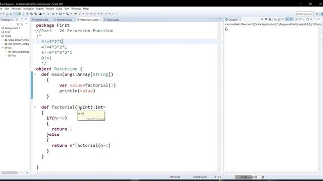 Scala Sinhala By ChamiViews Part 26 - Recursion Functions смотреть онлайн