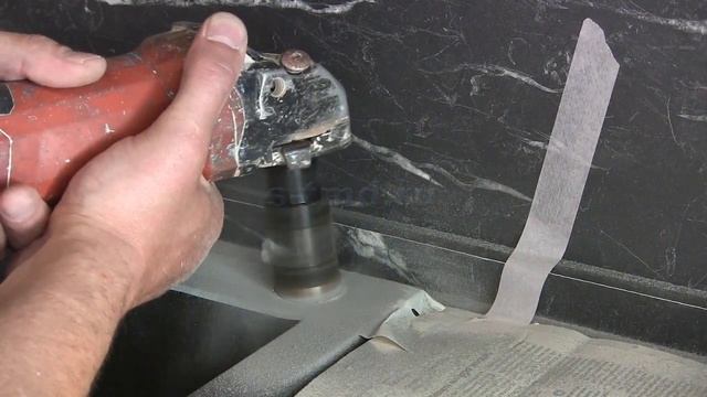 Как сделать отверстие в плитке керамограните и камне