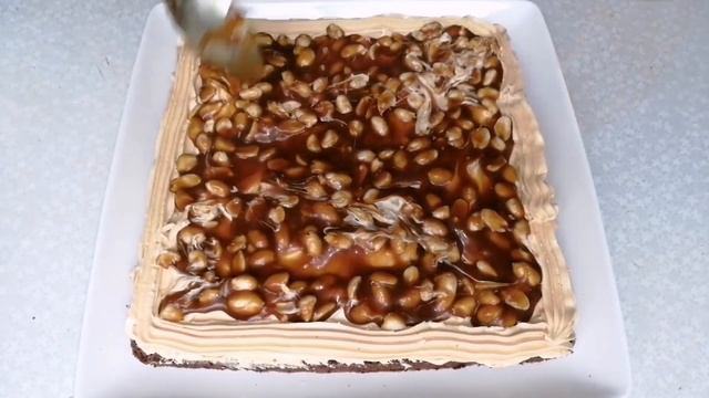 Настоящий торт СНИКЕРС. Вкусно до Безумия./Snikers Cake Recipe/snikers Torti /