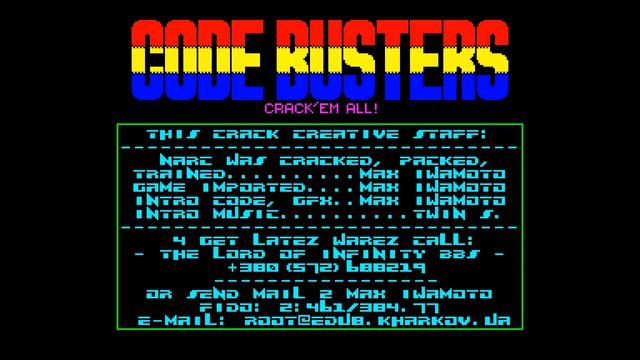 Narc Crack Intro-Code Busters [#zx spectrum] смотреть онлайн