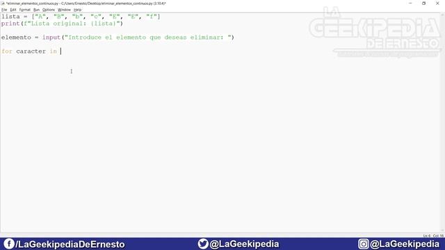 Curso Python 3 desde cero #59 | Ejercicio práctico #11 (Eliminar caracteres continuos) смотреть онлайн