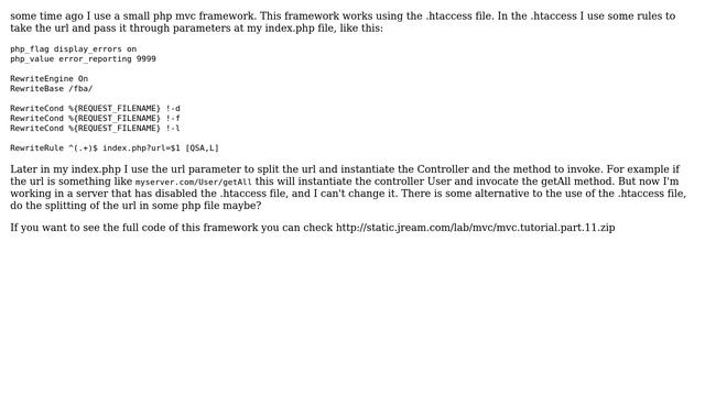 How to split an URL without use the .htaccess? (2 Solutions!!) смотреть онлайн
