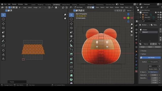 How to Make an Animatable 2D Face in Blender смотреть онлайн