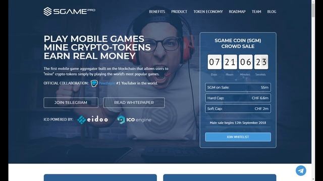 Обзор ICO SGAMEPRO смотреть онлайн