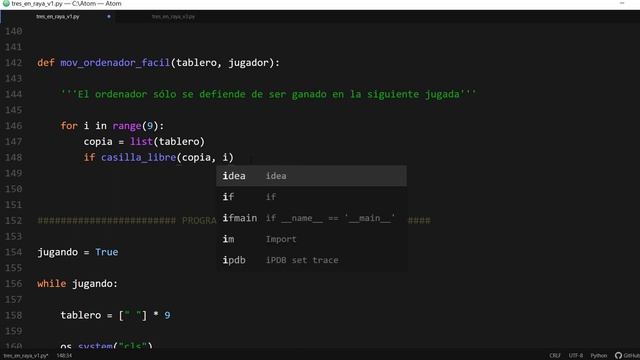 Python - Nivel 19 - Reto 8 - Tres en raya (3ª parte) смотреть онлайн