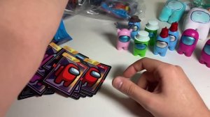 AMONG US В РЕАЛЬНОЙ ЖИЗНИ / ЦЕЛАЯ КОРОБКА РАНДОМНЫХ ФИГУРОК ИЗ ИГРЫ АМОНГ АС