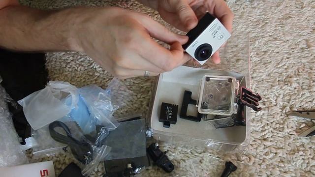 Open Box and start WiFi streaming - Action Camera SJ7000 mini cam recorder смотреть онлайн