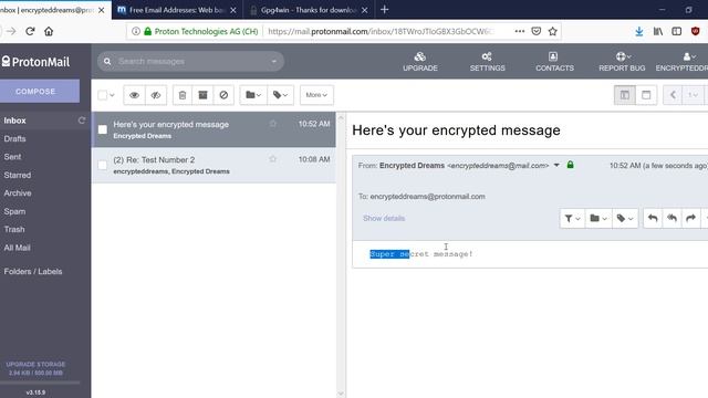 Decrypt ProtonMail using Private Key смотреть онлайн
