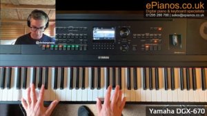 Yamaha DGX670 | What are Unison & Adaptive styles? | In the shed with... (ep#3)