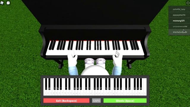 Roblox piano Giorno theme смотреть онлайн