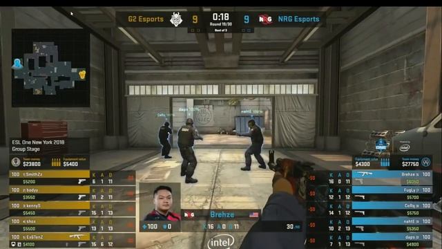 LIVE CSGO :G2 VS NRG ESL One: New York 2018 MAP1 CACHE (DECIDER MATCH) смотреть онлайн