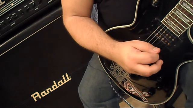 Jason Constantine - ESP EC1000 Deluxe Duncan & Randall Thrasher Demo смотреть онлайн