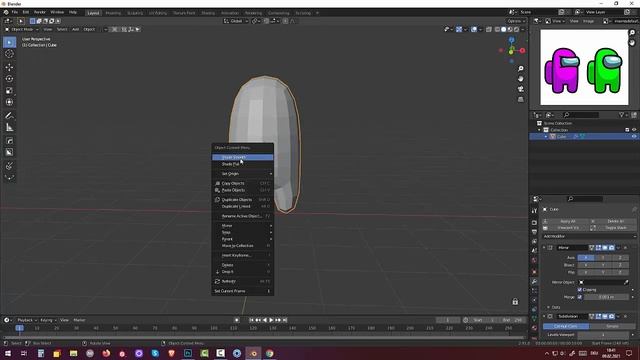 24. Blender 2.91. Rigging. Tutorial. Among (Part1) смотреть онлайн