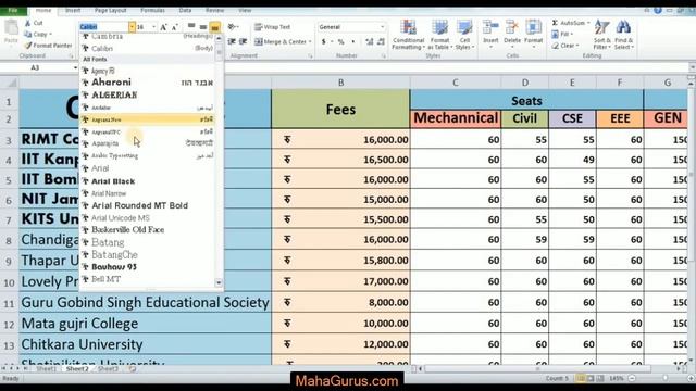 How to Change Font Style In Excel- Change Font Style Excel Tutorial in Hindi смотреть онлайн