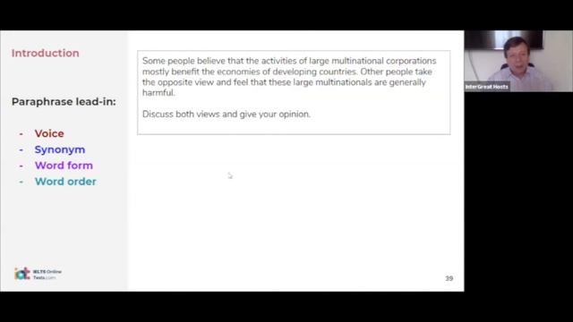 Academic Writing Task 2: Discussion Essays - Economics: Structure & Introduction | IELTS Live Lesso смотреть онлайн