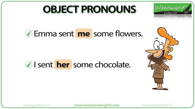 Object Pronouns in English - Me, You, Him, Her, It, Us, Them - Learn English - Grammar Lesson смотреть онлайн