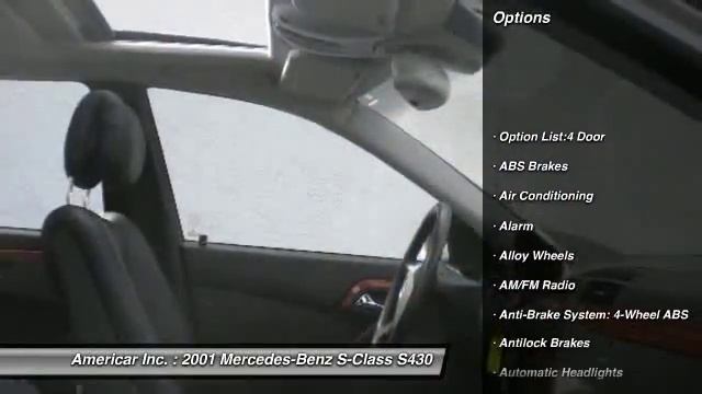 2001 Mercedes-Benz S-Class S430 Tampa FL 33612