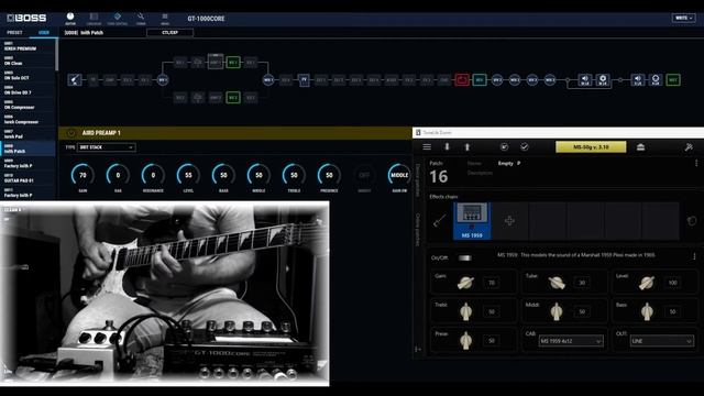 Zoom MS-50G VS Boss GT-1000 Core / Emulation Amp Marshall 1959 / Battle OF Processors 100$ VS 800$ смотреть онлайн