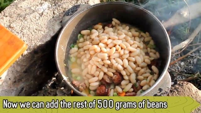 Beans with Sausages recipe in Cauldron by Cooking Bro смотреть онлайн