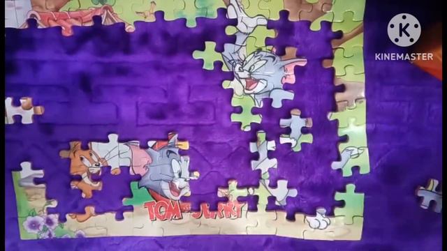 Jigsaw Puzzle | Timelapse | 108 pieces | Tom and Jerry | جگسا پہیلی смотреть онлайн