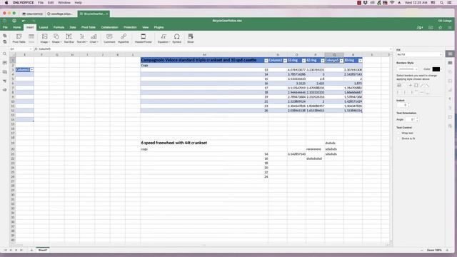 OnlyOffice Spreadsheet Quick Videos: Deleting table column смотреть онлайн