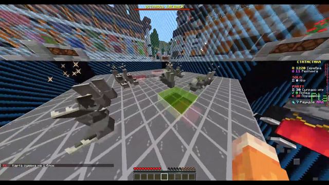 Играю в режим клешня смерти на сервере Justmc.ru смотреть онлайн